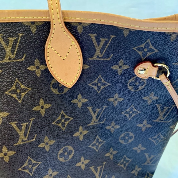 AUTHENTIC LOUIS VUITTON MONOGRAM NEVERFULL MM (IN EXCELLENT CONDITION) - Picture 6 of 12